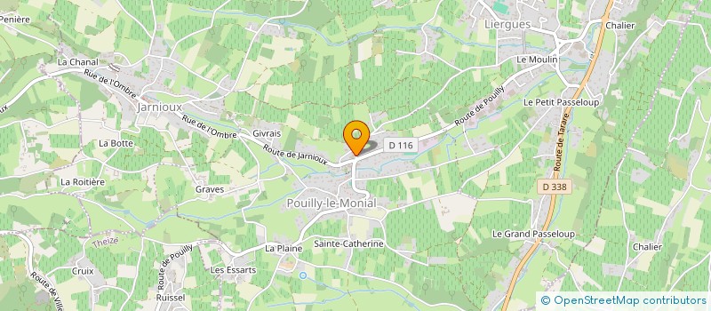 localisation de l'entreprise MADAME NADINE PASTOR à PORTE-DES-PIERRES-DOREES