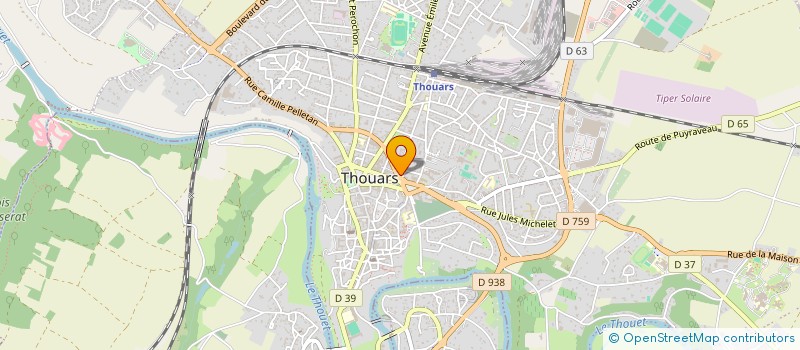 localisation de l'entreprise MADAME NADINE PERDRIAU à THOUARS