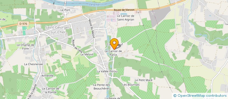 localisation de l'entreprise MADAME NADINE PERIGOUAS  SAINT-GEORGES-SUR-CHER