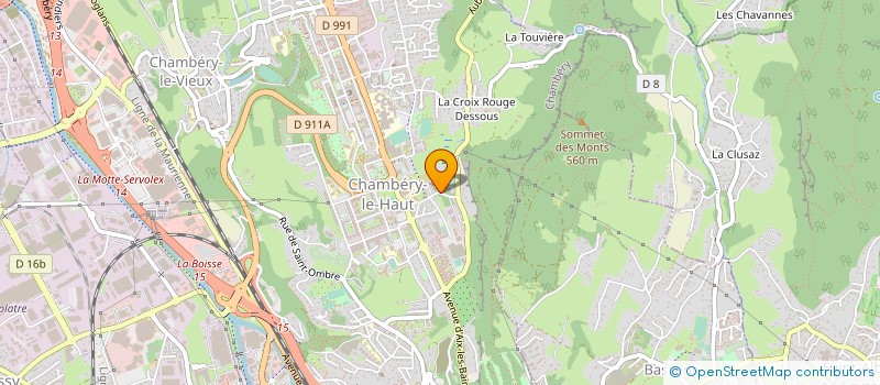 localisation de l'entreprise MADAME NADINE PERIOCHE à CHAMBERY