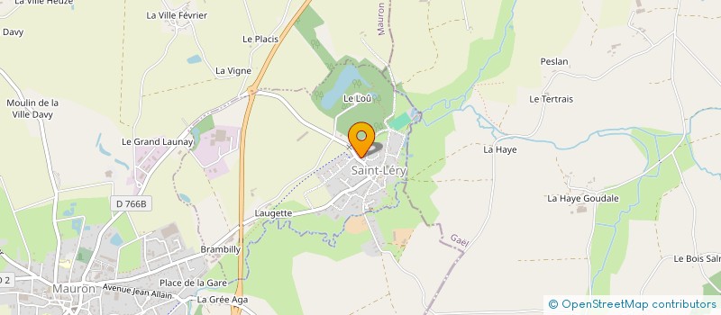 localisation de l'entreprise MADAME NADINE PERON à SAINT-LERY