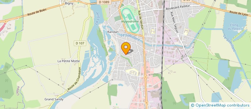 localisation de l'entreprise MADAME NADINE PERRET  FEURS