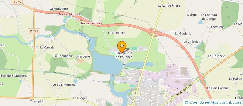 localisation de l'entreprise MADAME NADINE PETERSON  OMBREE D'ANJOU