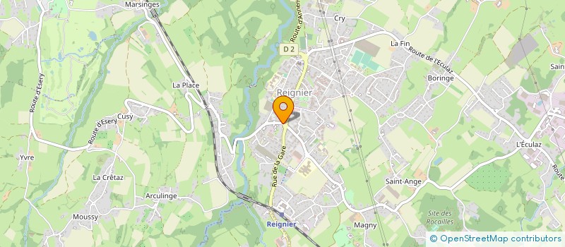 localisation de l'entreprise MADAME NADINE PHILOGENE à REIGNIER-ESERY
