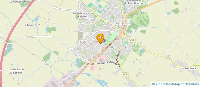 localisation de l'entreprise MADAME NADINE PIERRE  ESSARTS-EN-BOCAGE