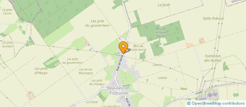 localisation de l'entreprise MADAME NADINE PILLOT  THIESCOURT