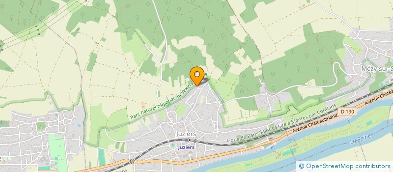 localisation de l'entreprise MADAME NADINE PINEAU  JUZIERS