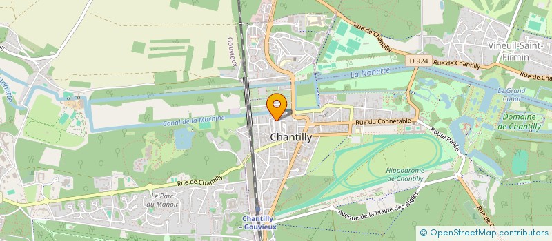 localisation de l'entreprise MADAME NADINE PINO  CHANTILLY