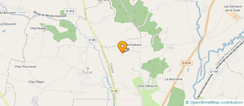 localisation de l'entreprise MADAME NADINE PINTO à CHALAIS