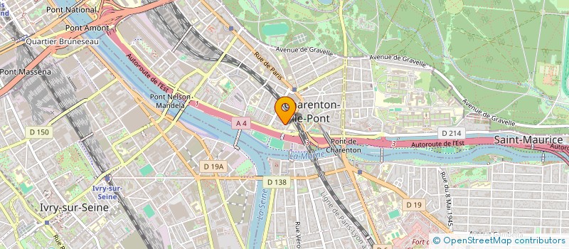 localisation de l'entreprise MADAME NADINE PLANCHENAULT  CHARENTON-LE-PONT