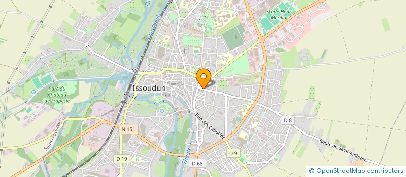 localisation de l'entreprise MADAME NADINE POMMIER à ISSOUDUN