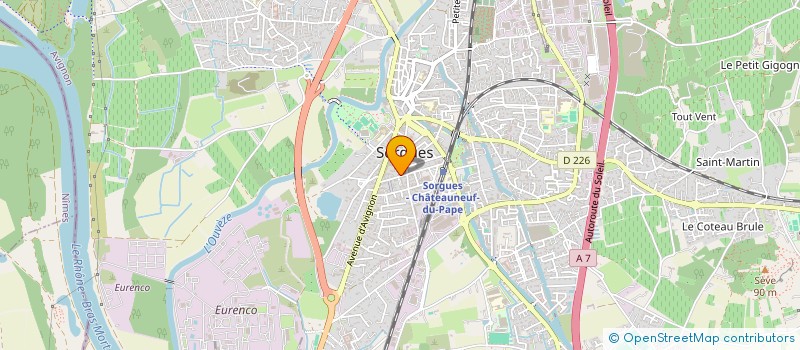 localisation de l'entreprise MADAME NADINE PONT  SORGUES