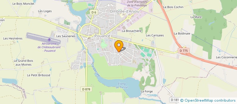 localisation de l'entreprise MADAME NADINE PORTAIS  OMBREE D'ANJOU