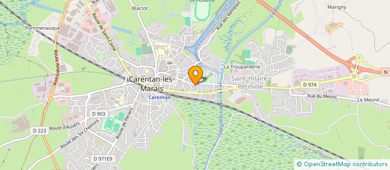 localisation de l'entreprise MADAME NADINE PREVEL  CARENTAN-LES-MARAIS