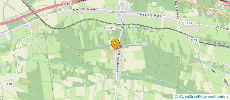 localisation de l'entreprise MADAME NADINE PRIAM  TUZAGUET