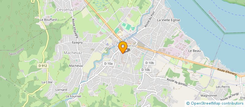 localisation de l'entreprise MADAME NADINE PRISSET à SAINT-JORIOZ