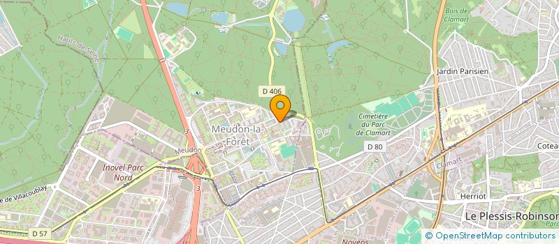 localisation de l'entreprise MADAME NADINE QUETTY  MEUDON