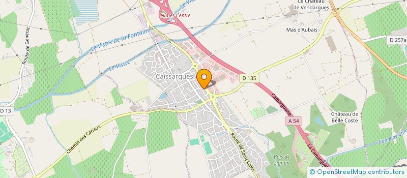 localisation de l'entreprise MADAME NADINE QUIBET  CAISSARGUES