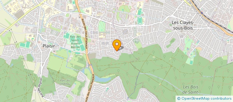 localisation de l'entreprise MADAME NADINE QUIRI à PLAISIR