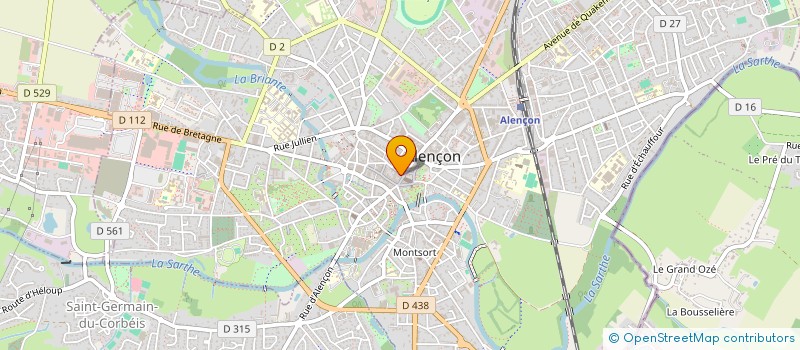 localisation de l'entreprise MADAME NADINE RADIGUE à ALENCON