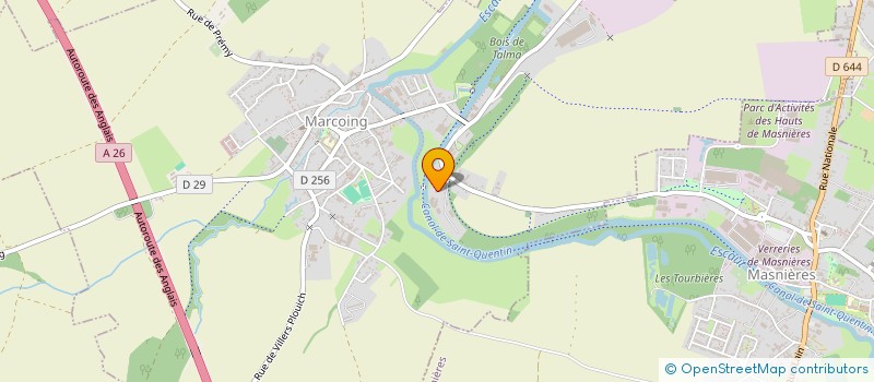 localisation de l'entreprise MADAME NADINE RAFFY  MARCOING