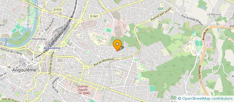 localisation de l'entreprise MADAME NADINE RAPIAU à ANGOULEME