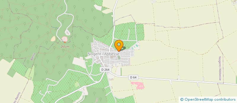 localisation de l'entreprise MADAME NADINE RAULET  NOGENT-L'ABBESSE