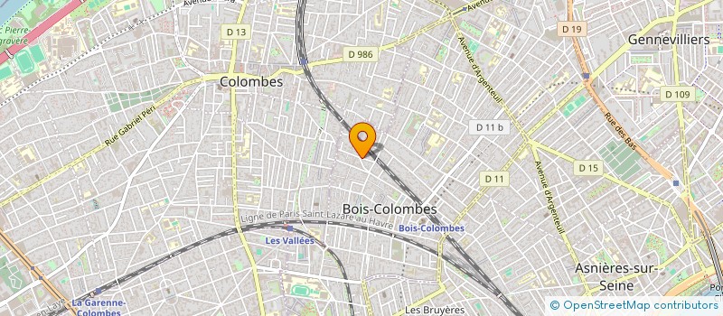 localisation de l'entreprise MADAME NADINE RAZZOUK à BOIS-COLOMBES