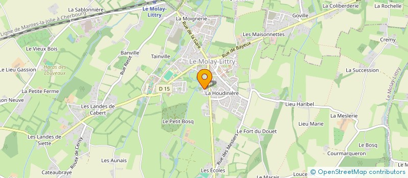 localisation de l'entreprise MADAME NADINE REINE COLETTE SCHMID  LE MOLAY-LITTRY