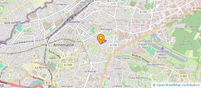 localisation de l'entreprise MADAME NADINE REMY  ANNEMASSE