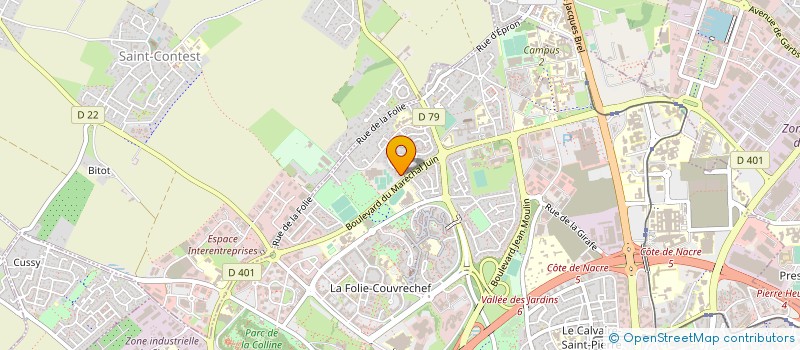 localisation de l'entreprise MADAME NADINE RENARD à CAEN