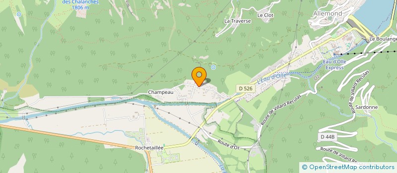 localisation de l'entreprise MADAME NADINE REPITON  ALLEMOND