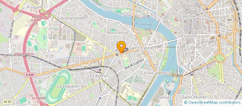 localisation de l'entreprise MADAME NADINE REY  TOULOUSE