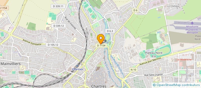 localisation de l'entreprise MADAME NADINE RIVIERE à CHARTRES