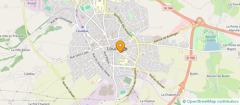 localisation de l'entreprise MADAME NADINE ROCHARD à LOUDEAC