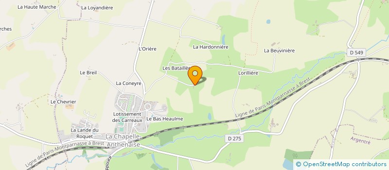 localisation de l'entreprise MADAME NADINE ROCHER  LOUVERNE