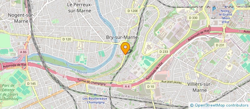 localisation de l'entreprise MADAME NADINE RODD à BRY-SUR-MARNE