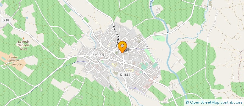 localisation de l'entreprise MADAME NADINE ROGER à SERVIAN