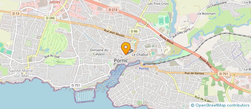 localisation de l'entreprise MADAME NADINE ROLLAND  PORNIC