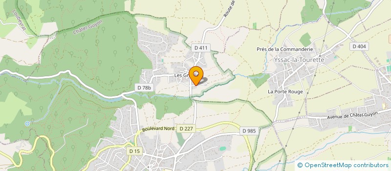localisation de l'entreprise MADAME NADINE ROLLAND à CHATELGUYON