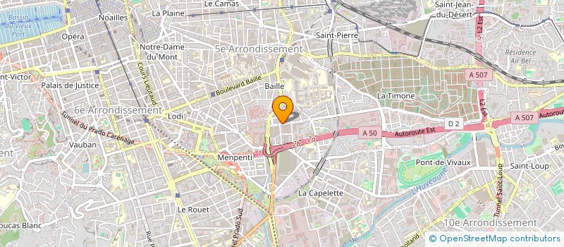 localisation de l'entreprise MADAME NADINE ROLLANDIN à MARSEILLE