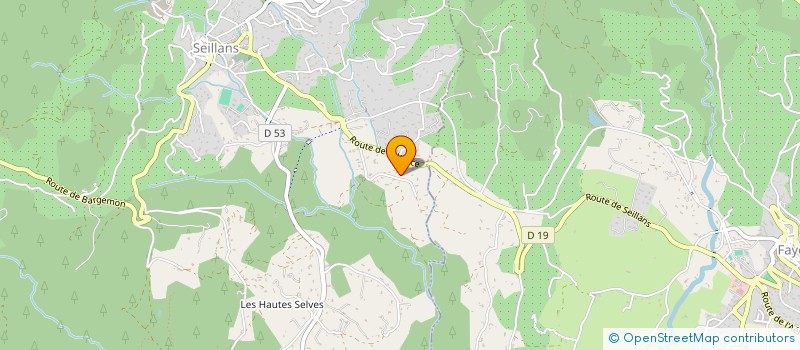 localisation de l'entreprise MADAME NADINE ROMANO  SEILLANS