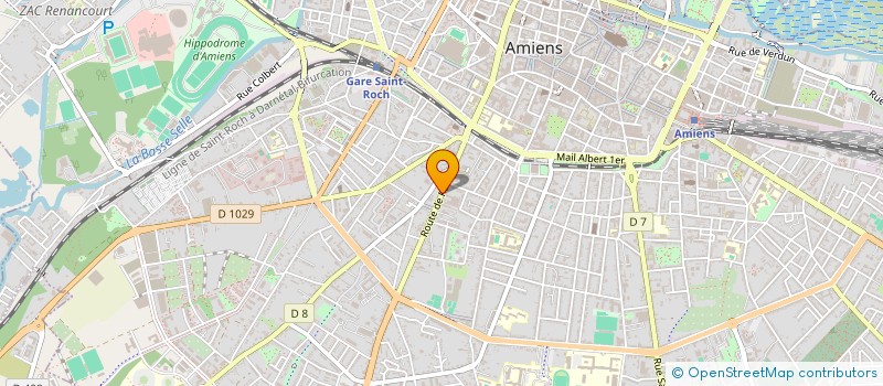 localisation de l'entreprise MADAME NADINE ROOS-BUJON  AMIENS