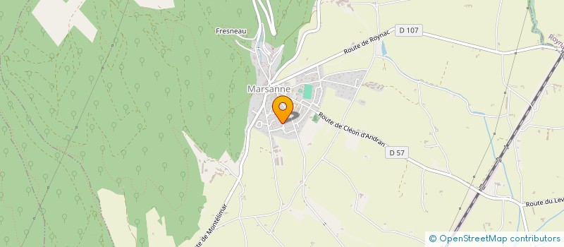 localisation de l'entreprise MADAME NADINE ROSSO  MARSANNE