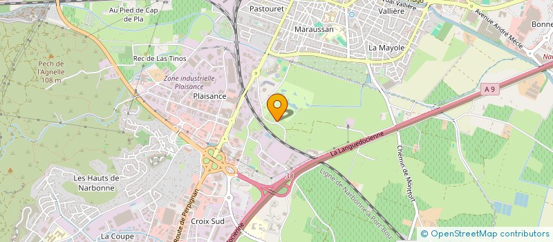 localisation de l'entreprise MADAME NADINE ROUAN  NARBONNE