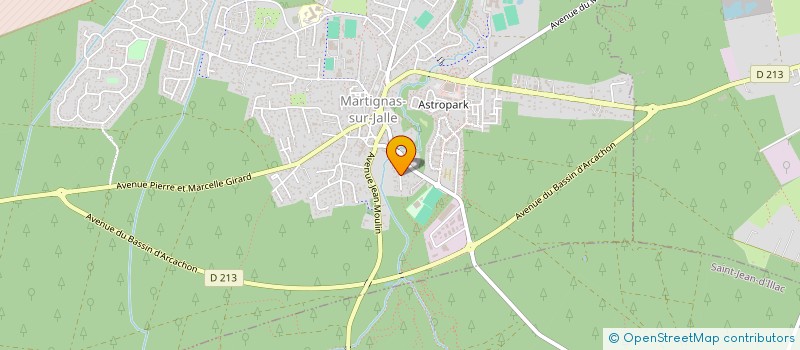 localisation de l'entreprise MADAME NADINE ROUSSET  MARTIGNAS-SUR-JALLE