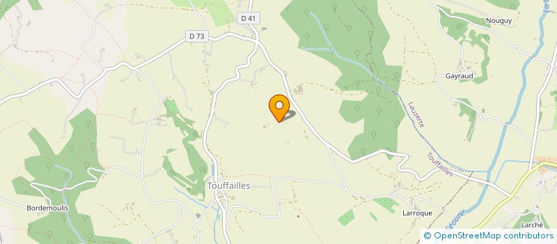 localisation de l'entreprise MADAME NADINE ROZES à TOUFFAILLES
