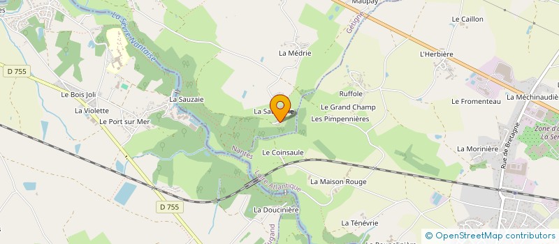 localisation de l'entreprise MADAME NADINE RUSSON à GETIGNE