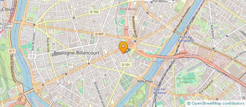 localisation de l'entreprise MADAME NADINE SAAL à BOULOGNE-BILLANCOURT