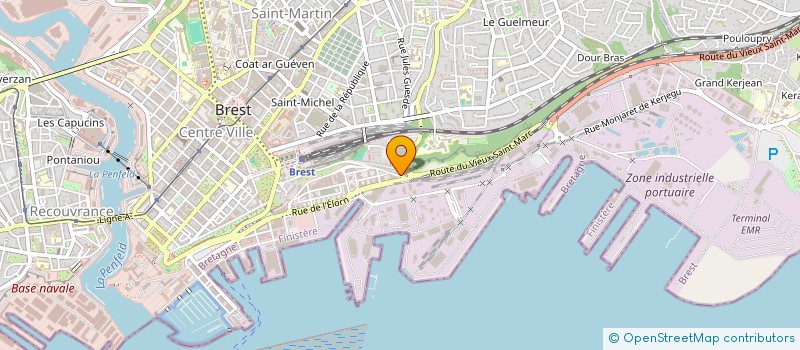 localisation de l'entreprise MADAME NADINE SALA à BREST